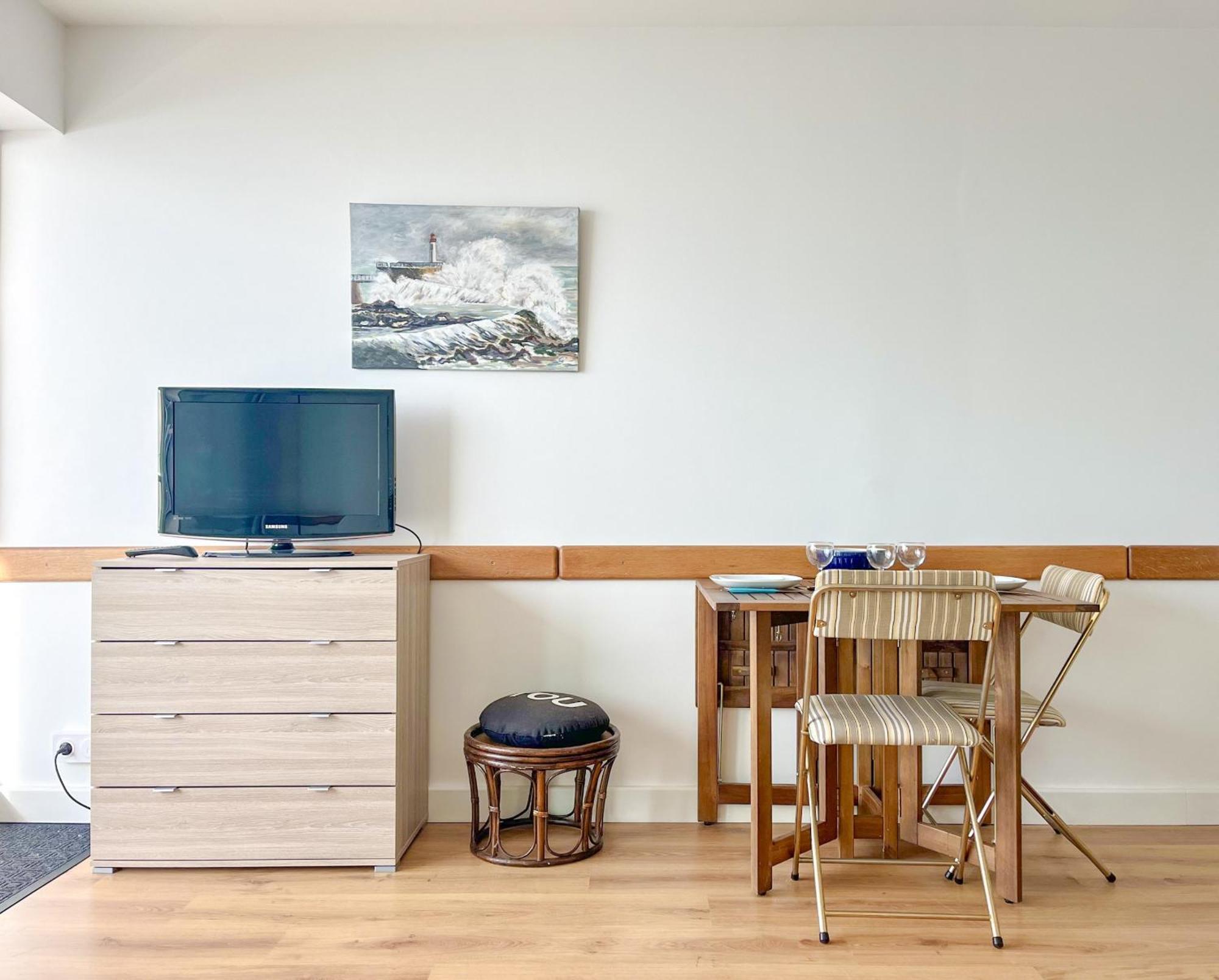 Joli Appartement Avec Vue Imprenable Sur La Baie Des Sables - 4 Pers Les Sables-dʼOlonne Exteriör bild